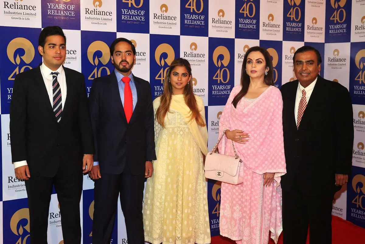 Reliance Unveils Succession Plan as Mukesh Ambani Prepares Next Generation for Leadership